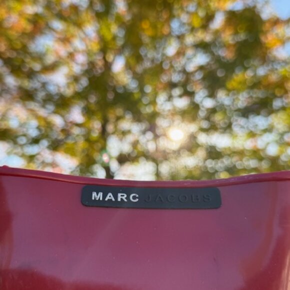 Marc Jacobs Women's Red High Heel Rain Boots - Picture 2 of 7